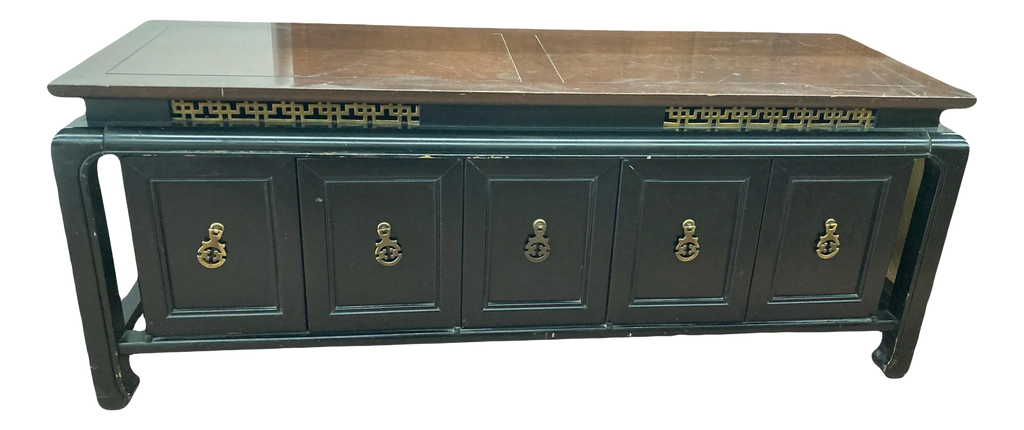 Mid-20th Century Chinese Chippendale Credenza by Gordon’s Incorporated