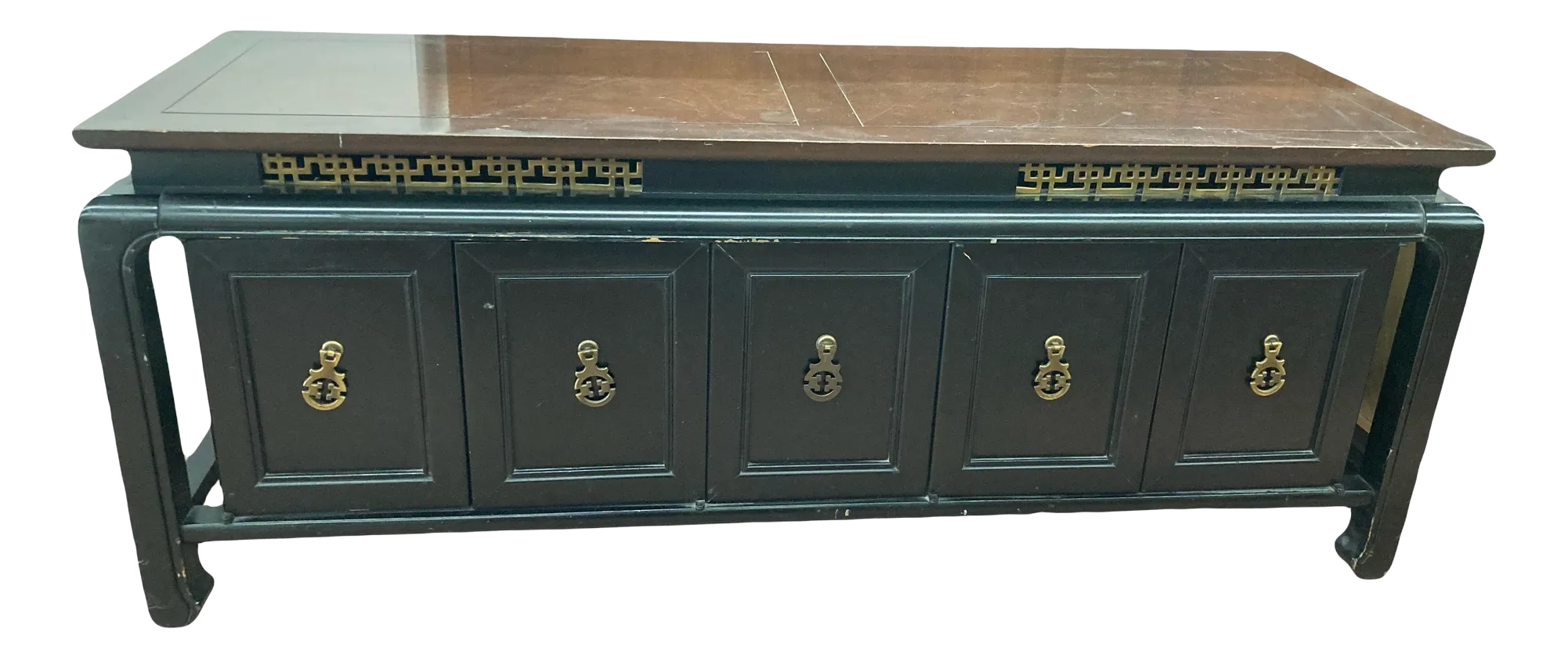 Mid-20th Century Chinese Chippendale Credenza by Gordon’s Incorporated