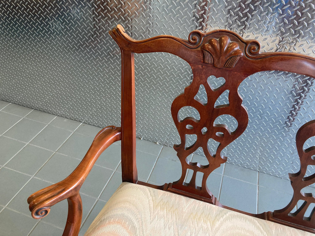 Mid-20th Century Chippendale Bench by Century Chair Company