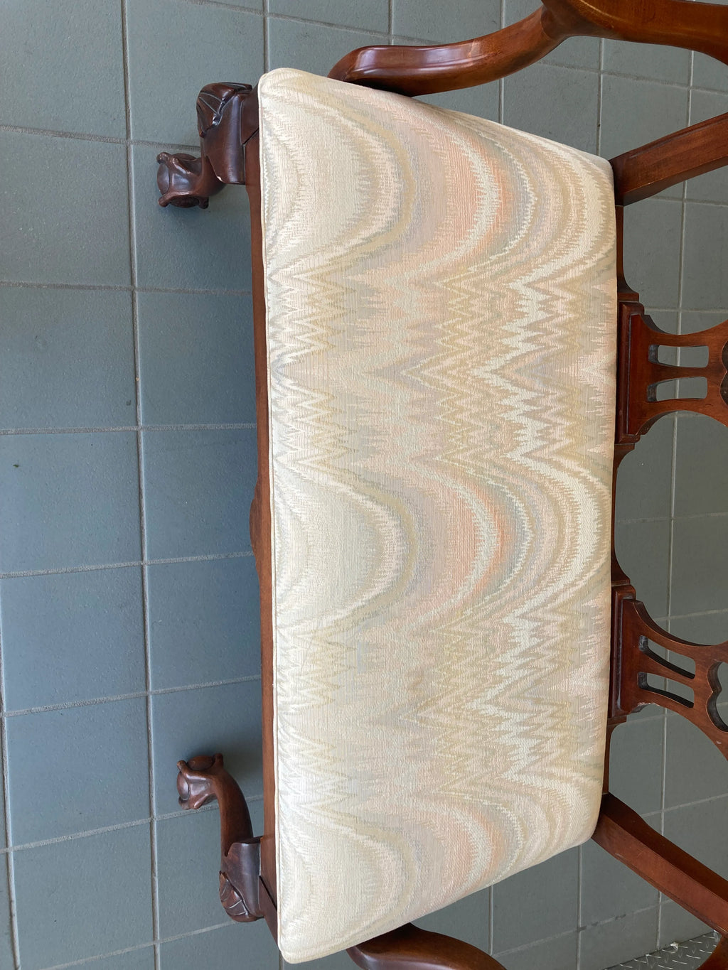 Mid-20th Century Chippendale Bench by Century Chair Company