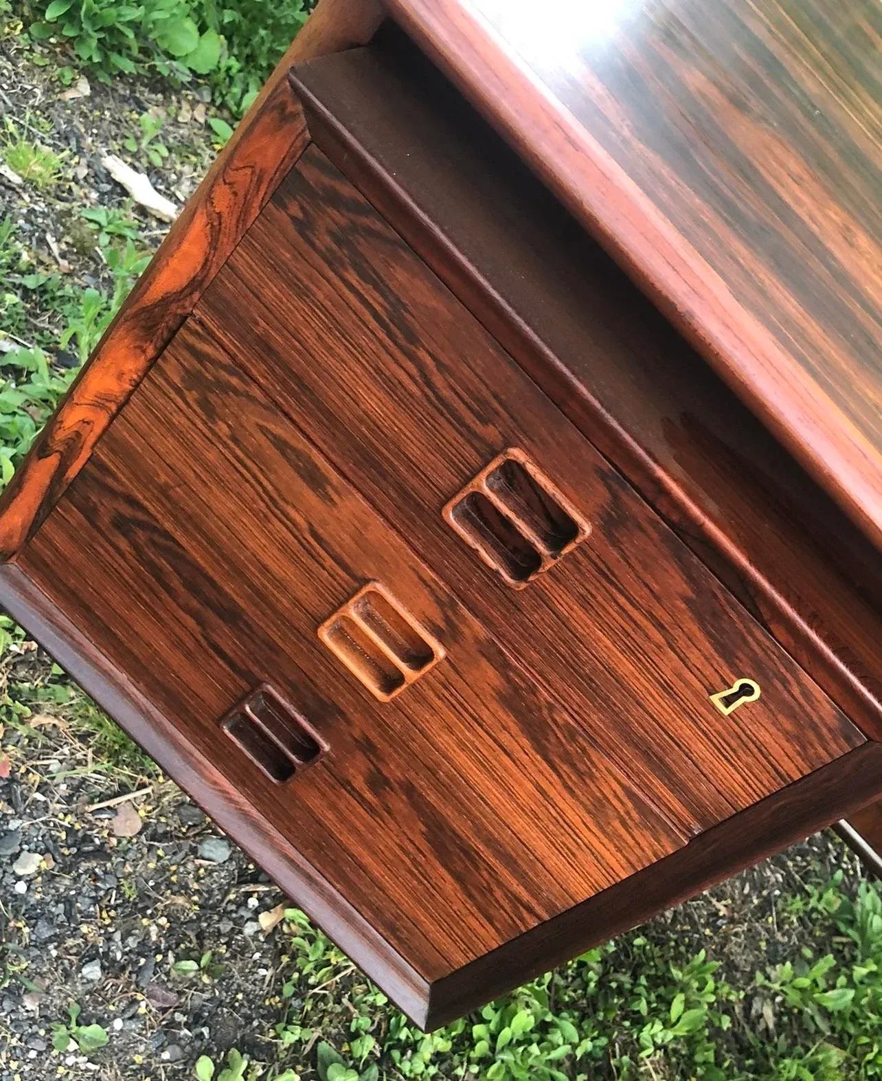 Mid 20th Century Danish Modern Rosewood Desk by Arne Vodder for Sibast