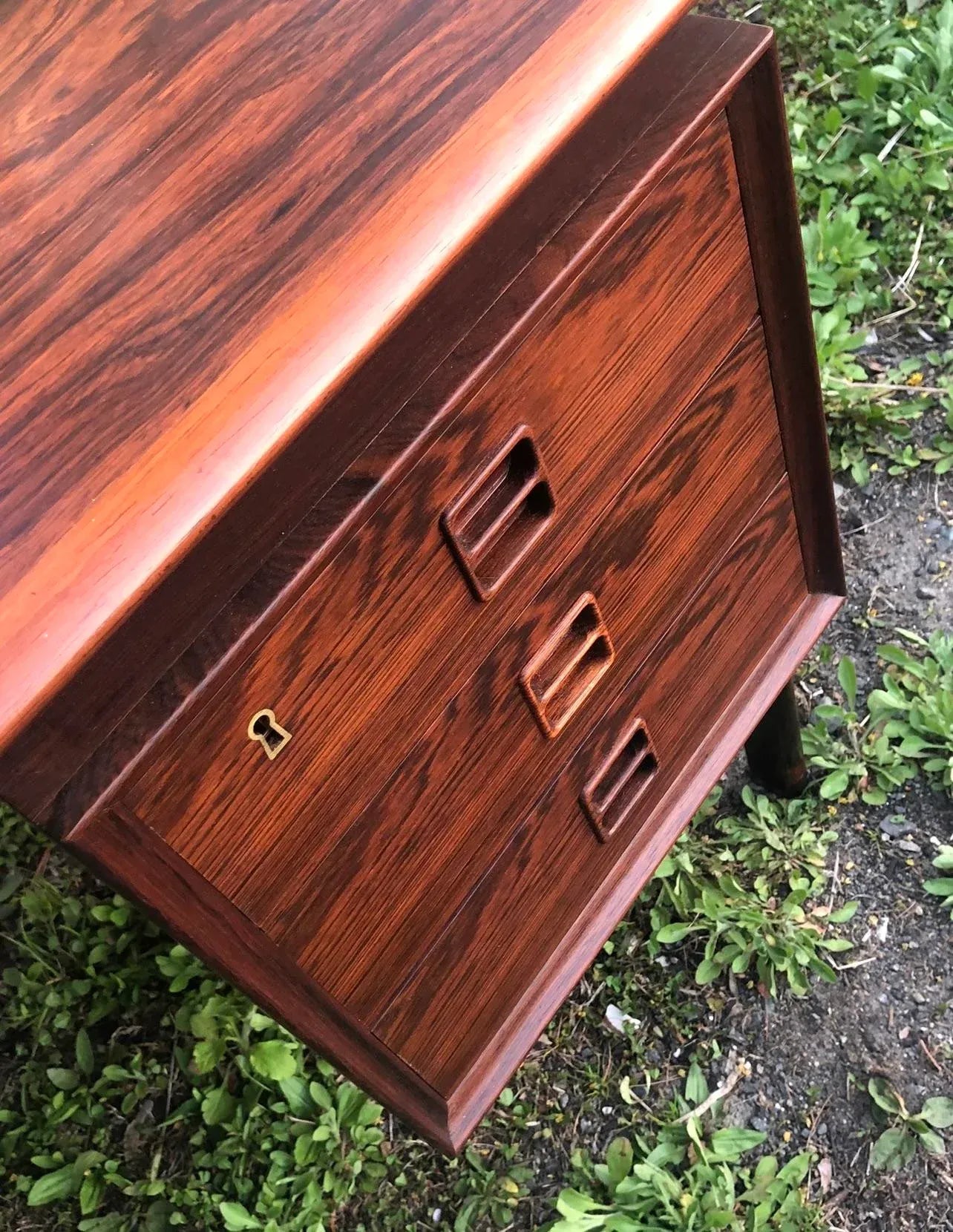 Mid 20th Century Danish Modern Rosewood Desk by Arne Vodder for Sibast