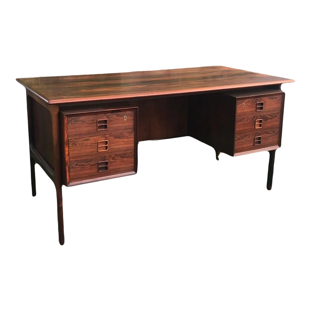 Mid 20th Century Danish Modern Rosewood Desk by Arne Vodder for Sibast
