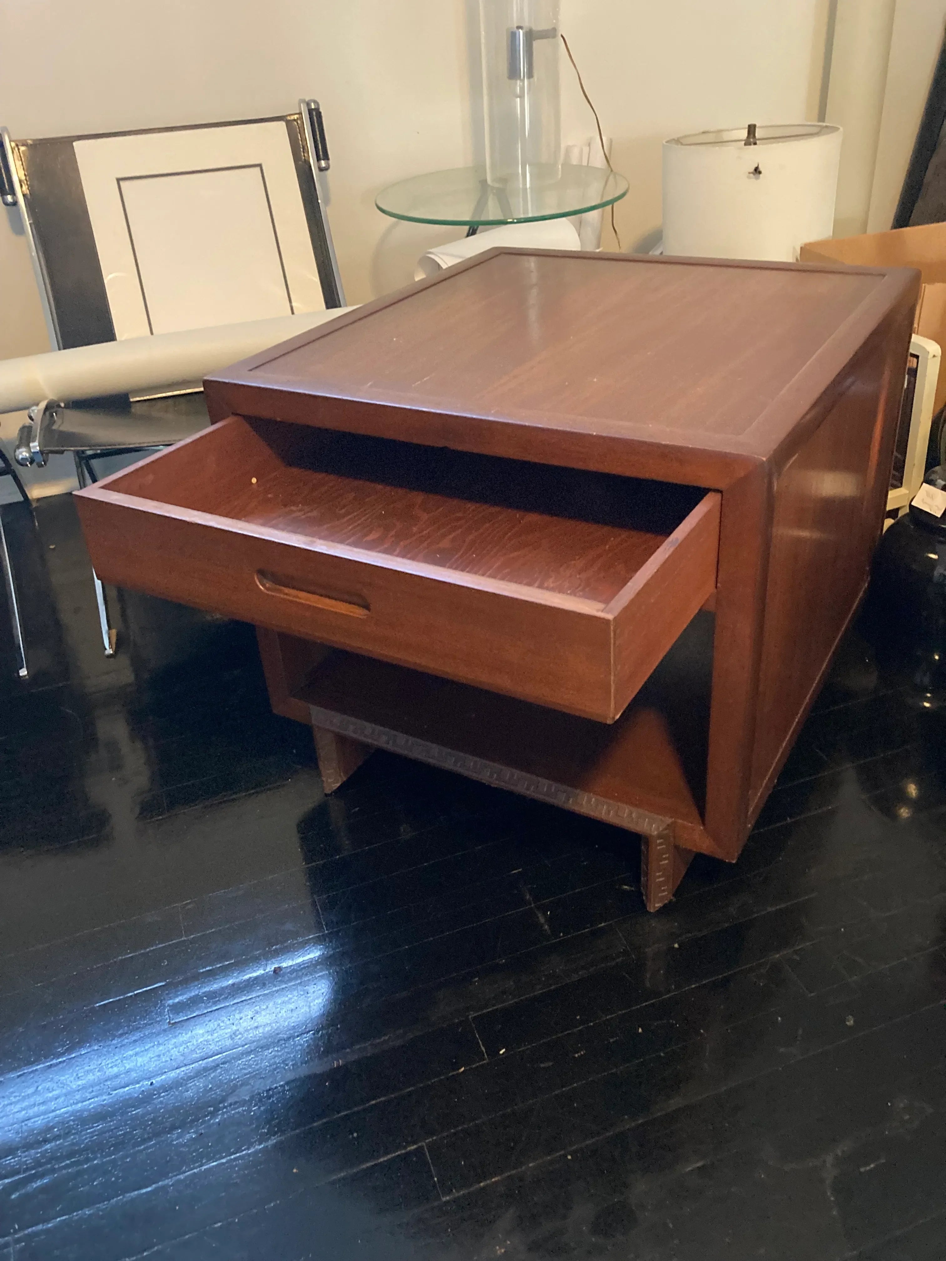 Mid 20th Century Frank Lloyd Wright for Henredon Occasional Table