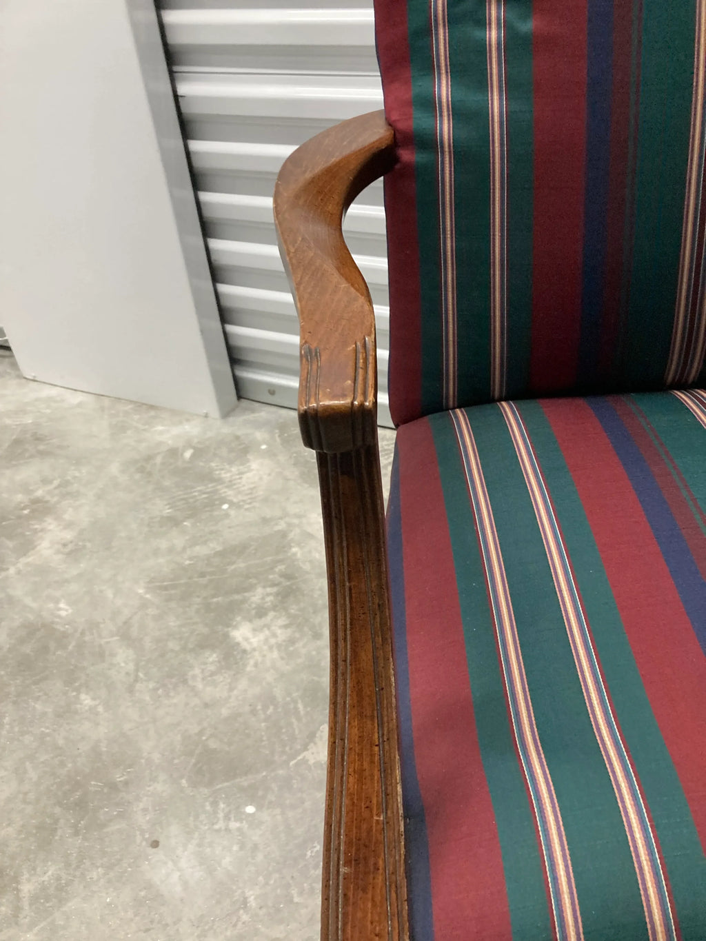 Mid 20th Century Hepplewhite Style Lolling or Library Chairs by Hickory Chair Company - a Pair