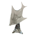 Mid-20th Century Lício Zanetti Murano Glass Angel Fish Sculpture