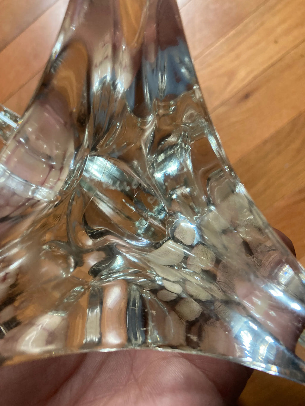 Mid-20th Century Lício Zanetti Murano Glass Angel Fish Sculpture