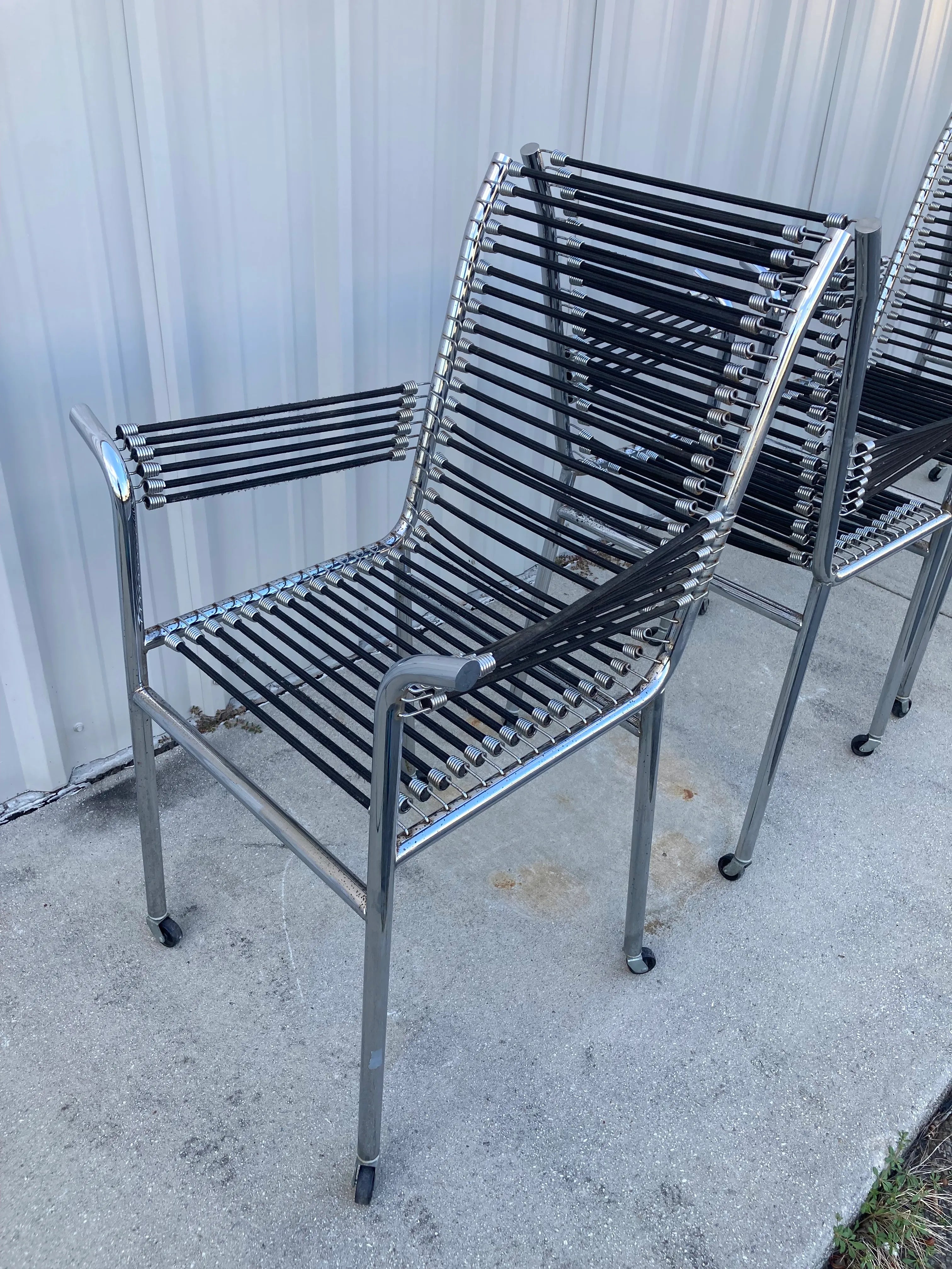 Mid-20th Century René Herbst Sandows Armchairs - Set of 4