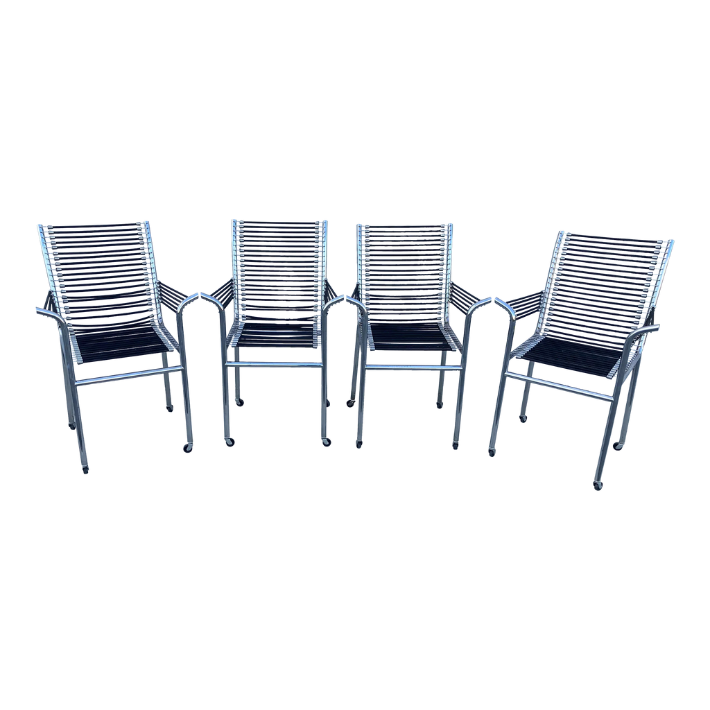 Mid-20th Century René Herbst Sandows Armchairs - Set of 4