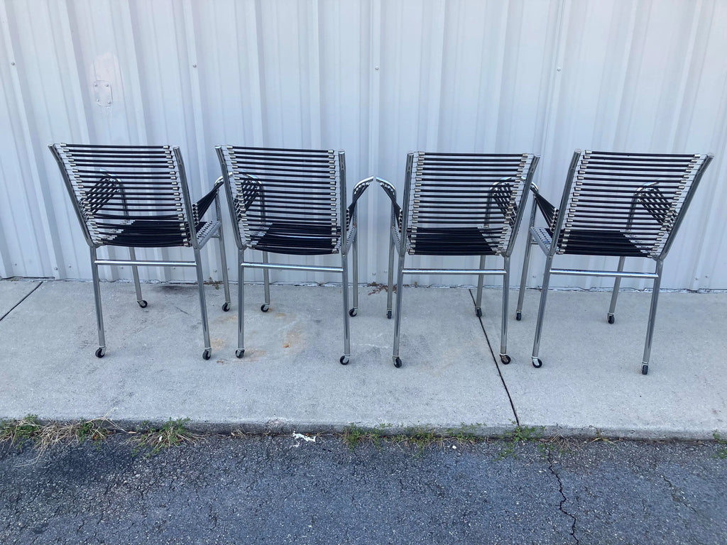 Mid-20th Century René Herbst Sandows Armchairs - Set of 4