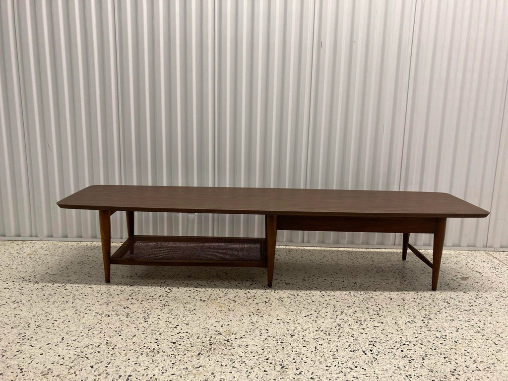 Mid-20th Century Surfboard Style Coffee Table by Lane