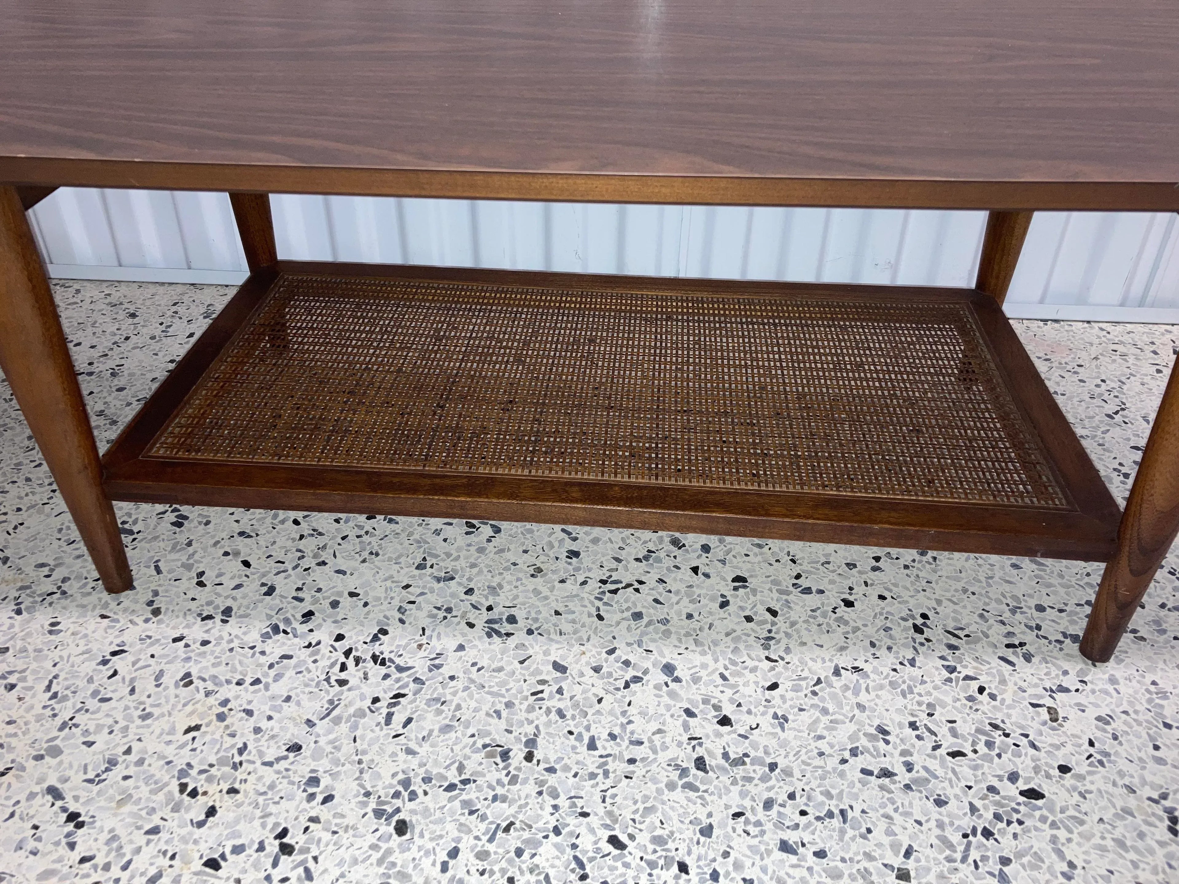 Mid-20th Century Surfboard Style Coffee Table by Lane