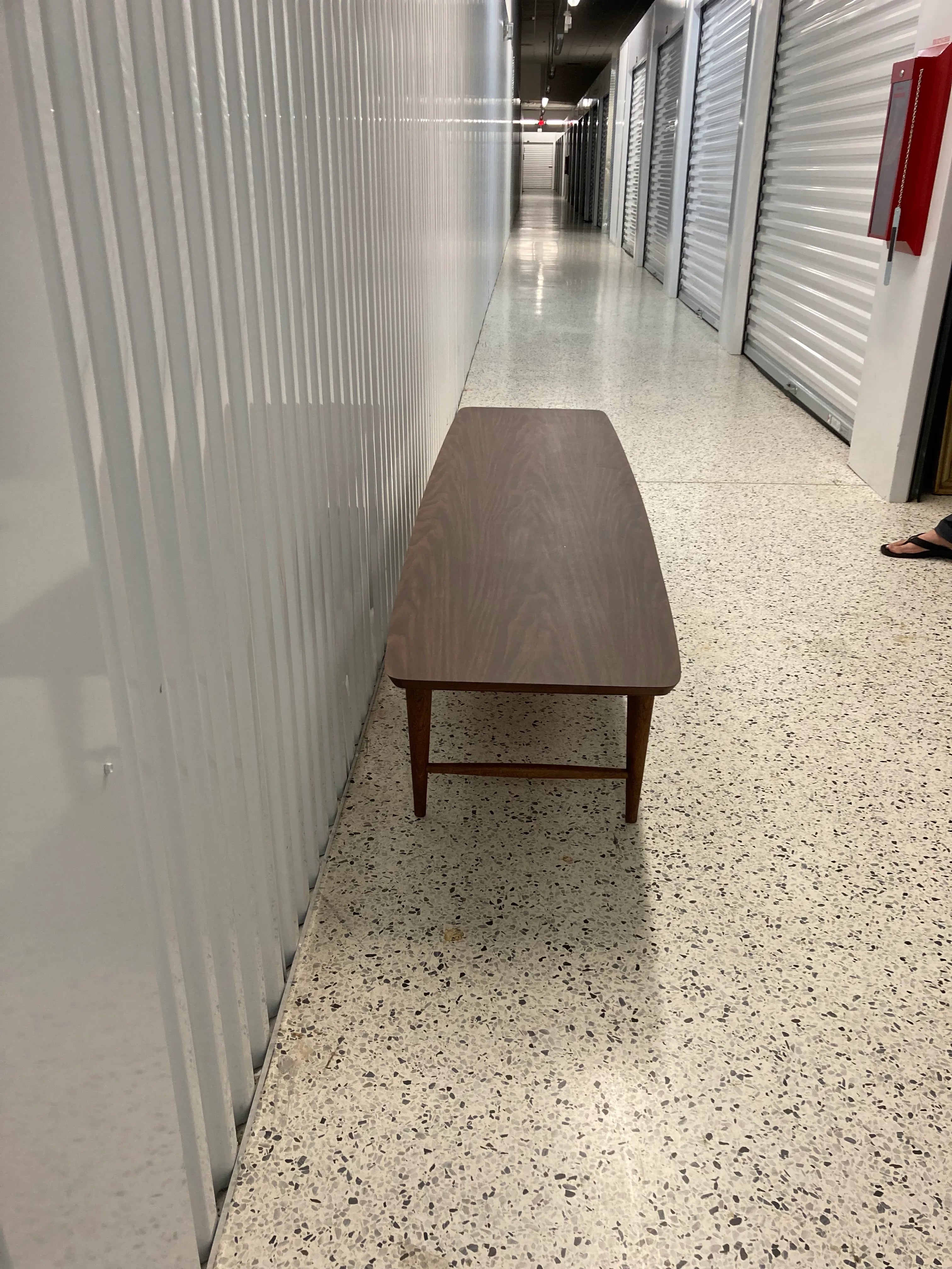 Mid-20th Century Surfboard Style Coffee Table by Lane