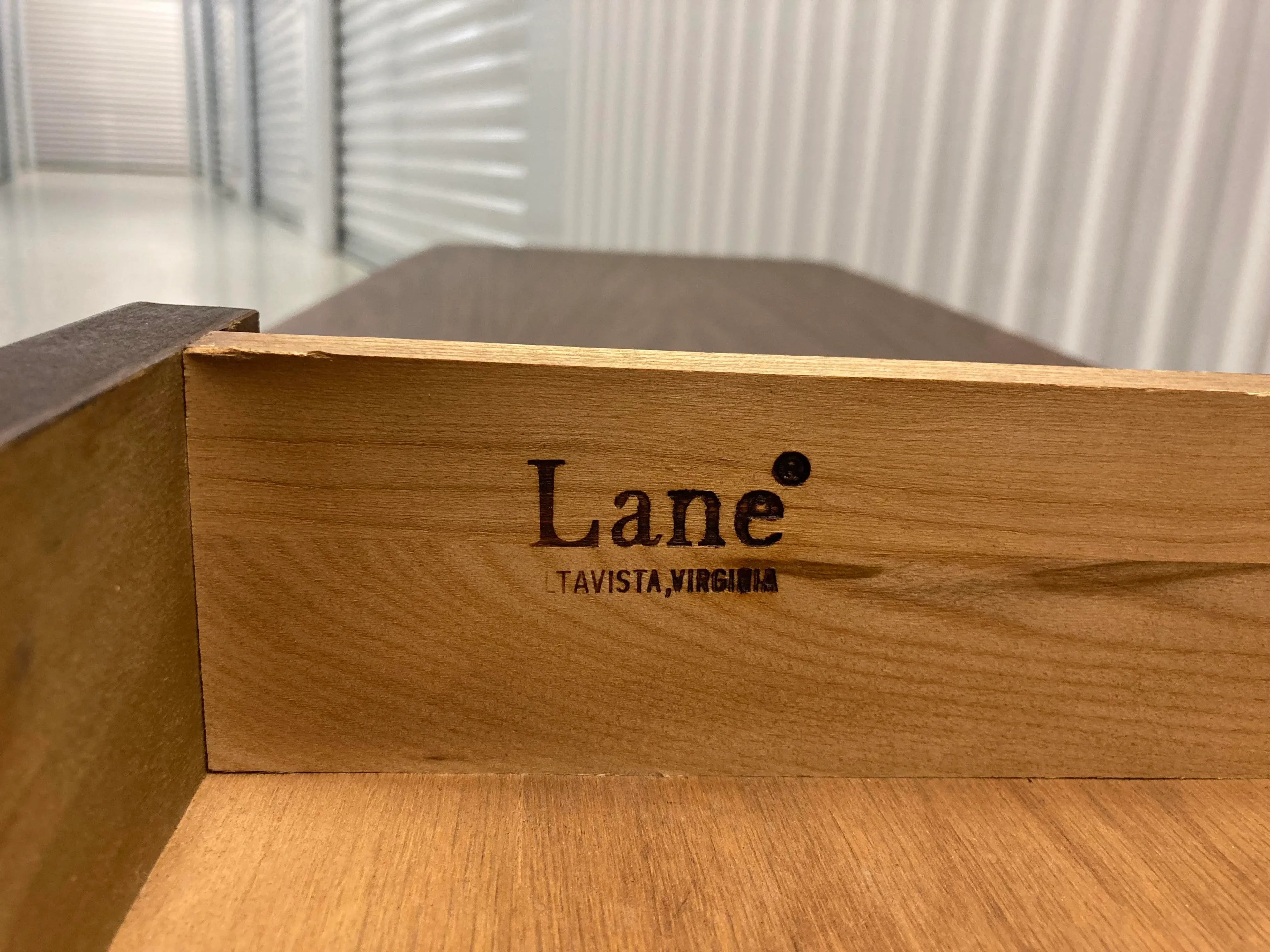 Mid-20th Century Surfboard Style Coffee Table by Lane