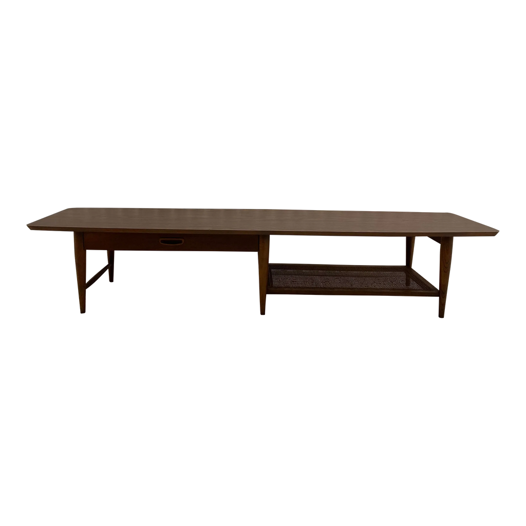 Mid-20th Century Surfboard Style Coffee Table by Lane