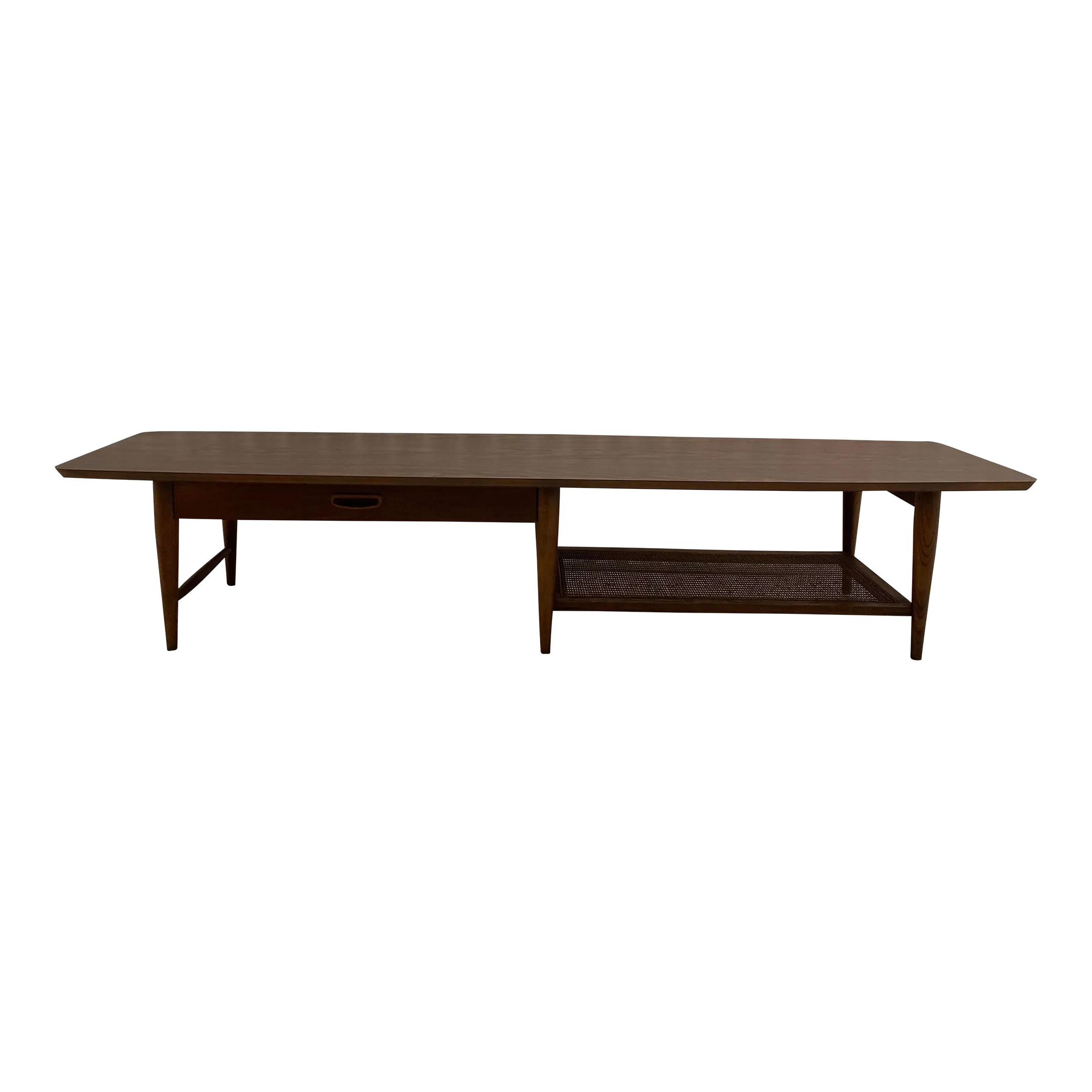 Mid-20th Century Surfboard Style Coffee Table by Lane