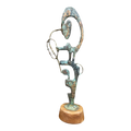 Mid-Century Brutalist Abstract Bronze Figural Sculpture by Bill Lett, American, 20th Century