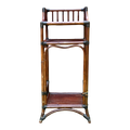 Mid-Late 20th Century Bamboo Etagere 3-Tiered Shelf or Magazine Stand