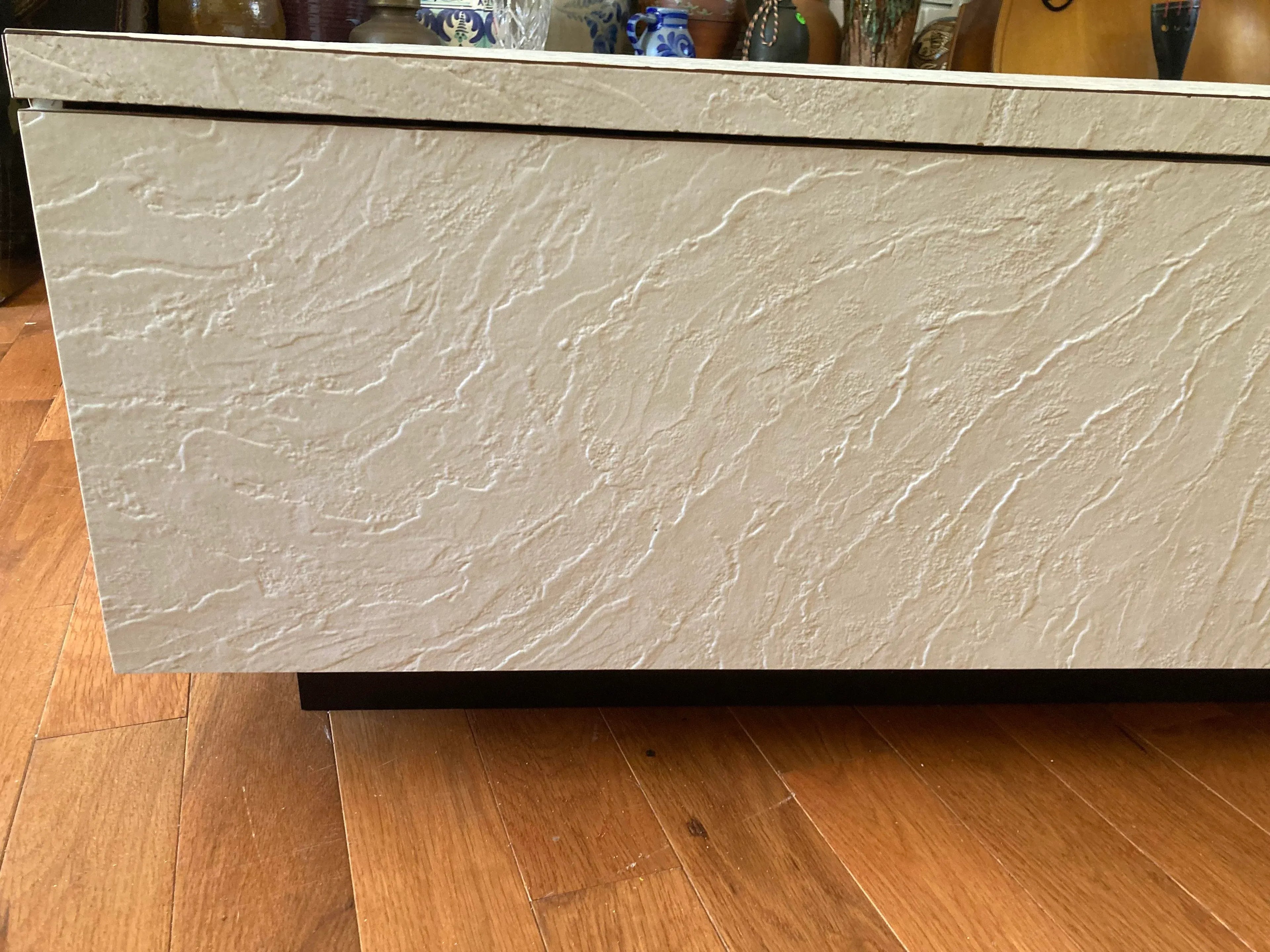 Oversized Late-20th Century Post Modern White Coffee Table by Ray Arthur of Atlanta