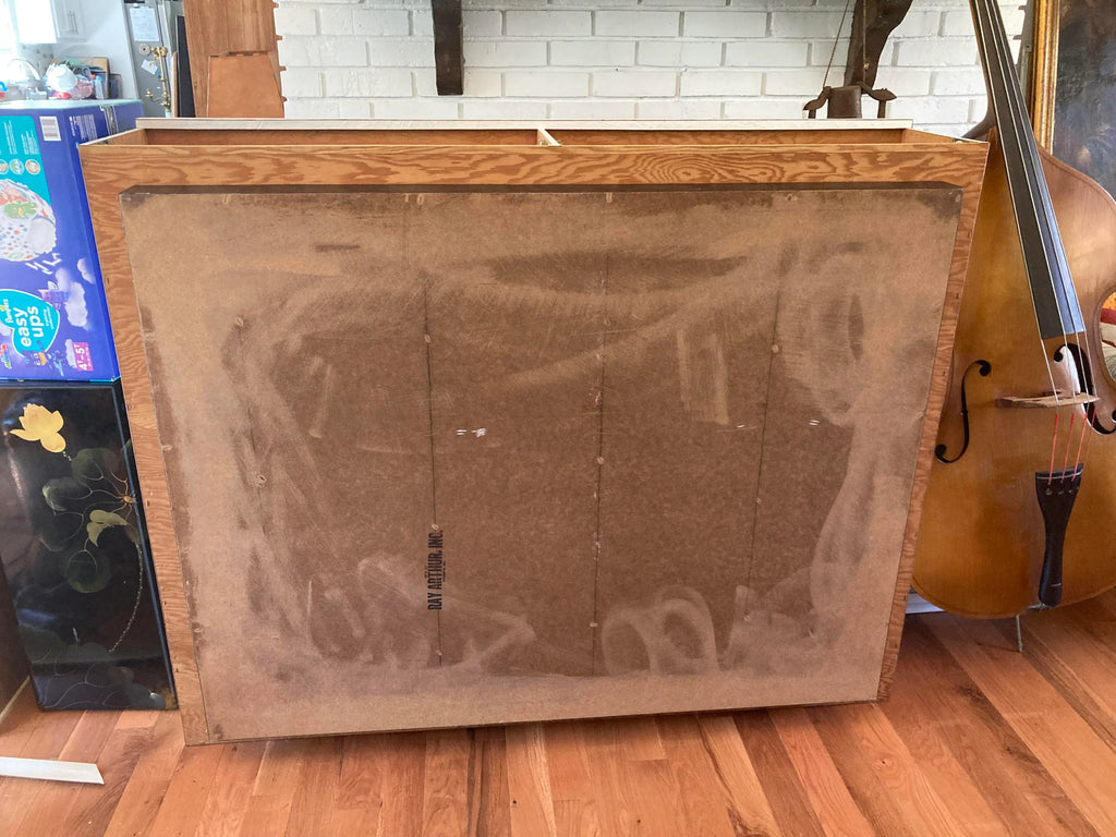 Oversized Late-20th Century Post Modern White Coffee Table by Ray Arthur of Atlanta
